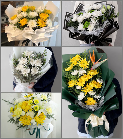 福建福州罗源县起步镇水口洋村白事花束代送